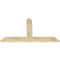 Ekena Millwork Portland Rough Sawn Timber Gable Bracket, Douglas Fir, 60"W x 35"H x 2"D x 6"F, 14/12 Pitch GBW060X35X0206POR00RDF - alternate 5